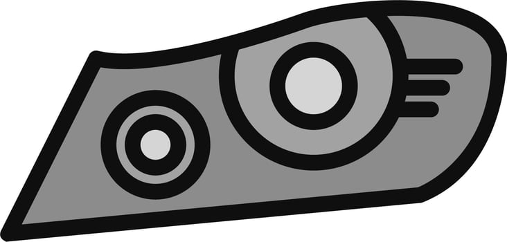 Headlight Vector Icon