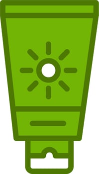 Sunscreen Vector Icon