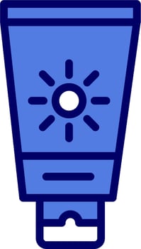Sunscreen Vector Icon