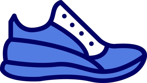 Running Shoes Vector Icon