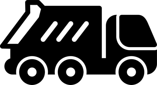 Dump Truck Vector Icon