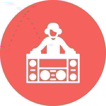 Dj Vector Icon
