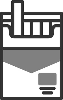 Cigarette Packet Vector Icon