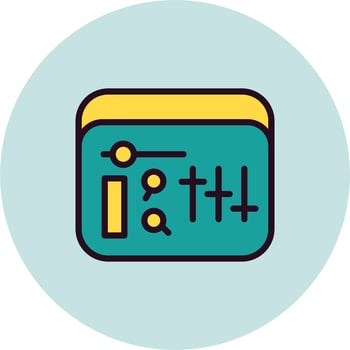 Sound Mixer Vector Icon