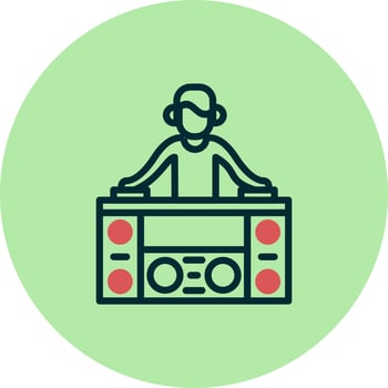 Dj Vector Icon