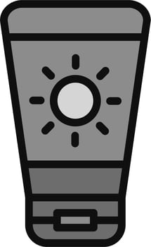 Sun Cream Vector Icon