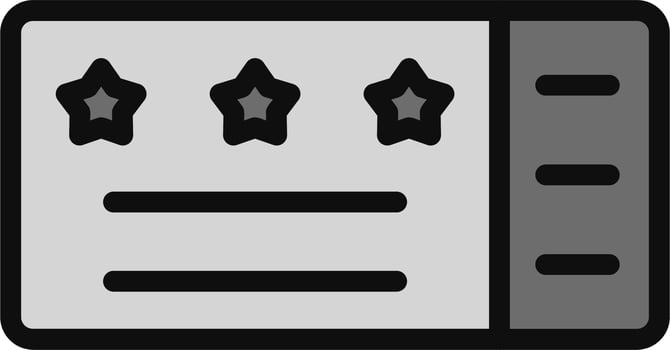 Ticket Vector Icon