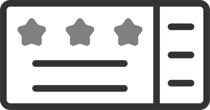 Ticket Vector Icon