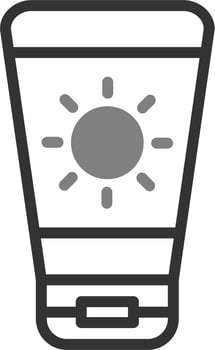 Sun Cream Vector Icon