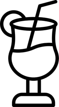 Cocktail Vector Icon