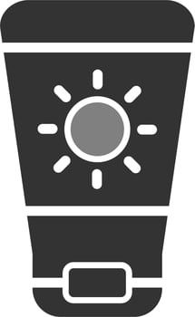 Sun Cream Vector Icon