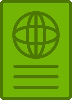 Passport Vector Icon
