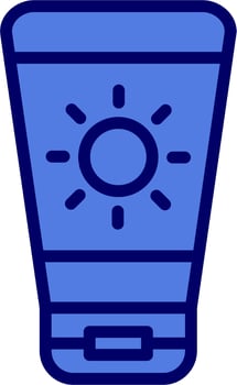 Sun Cream Vector Icon