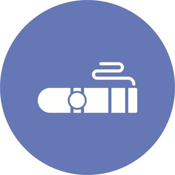 Cigar Vector Icon
