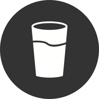 Glass Of Water Vector Icon
