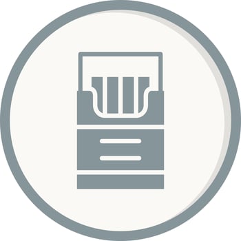 Cigarette Box Vector Icon