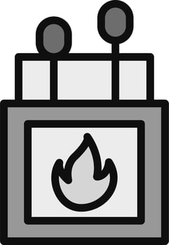 Match Box Vector Icon