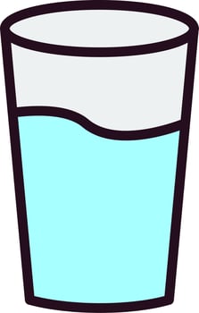 Glass Of Water Vector Icon