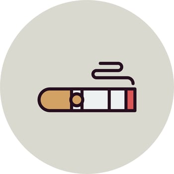 Cigar Vector Icon