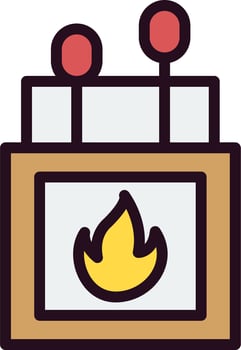Match Box Vector Icon