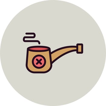 Smoke Pipe Vector Icon
