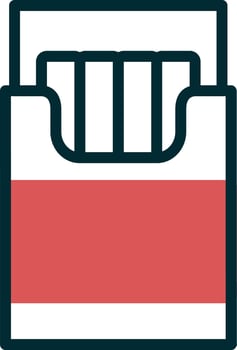 Cigarette Box Vector Icon