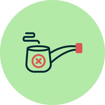 Smoke Pipe Vector Icon