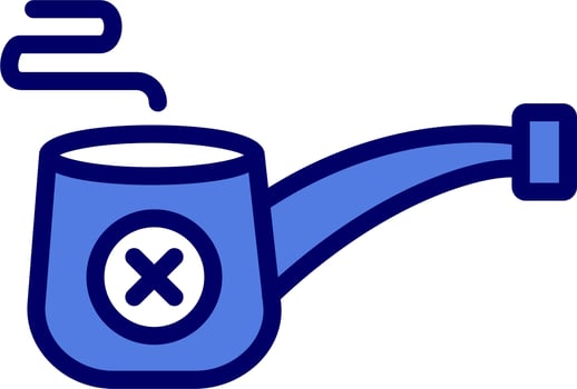 Smoke Pipe Vector Icon