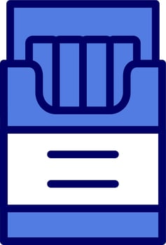 Cigarette Box Vector Icon