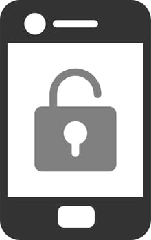 Mobile Unlock Vector Icon