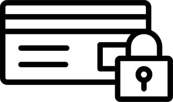 Credit Card Security Vector Icon