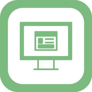 Pc Webpage Vector Icon