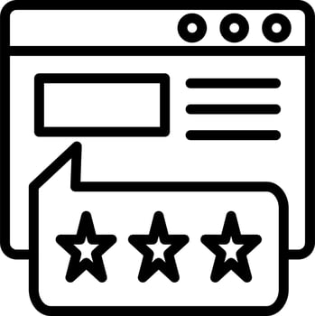 Customer Review Vector Icon