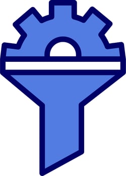 Sales Funnel Vector Icon