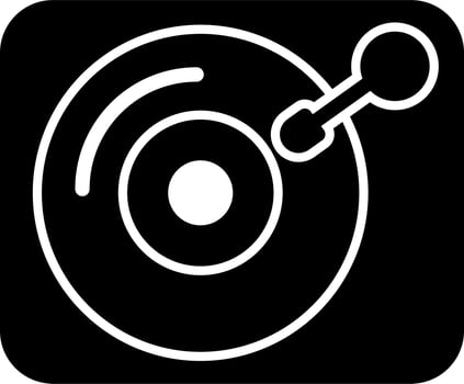 Turntable Vector Icon