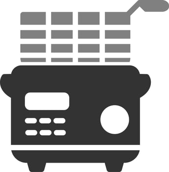 Deep Fryer Vector Icon