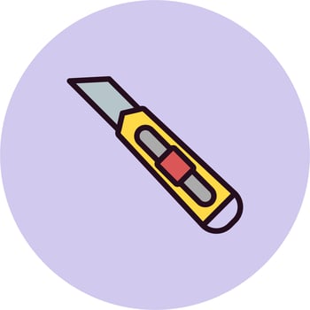 Cutter Tool Vector Icon