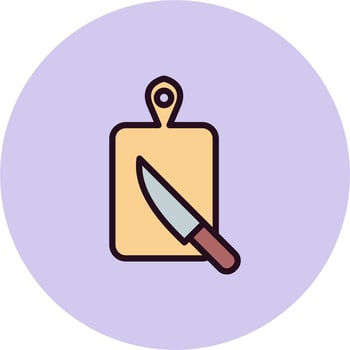 Chopping Board Vector Icon