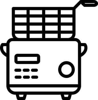 Deep Fryer Vector Icon