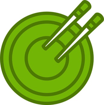 Chopsticks Vector Icon