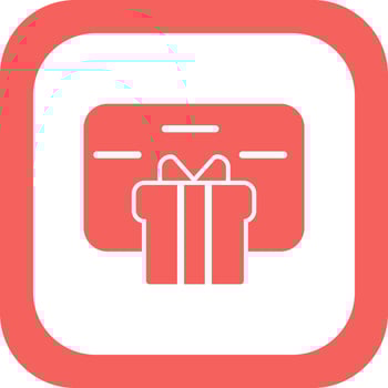 Gift Card Vector Icon