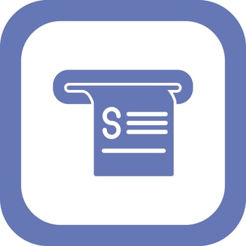 Receipt Vector Icon