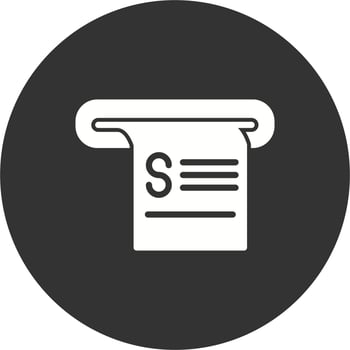 Receipt Vector Icon