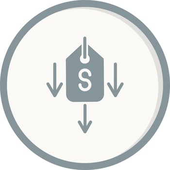 Low Price Vector Icon