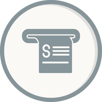 Receipt Vector Icon