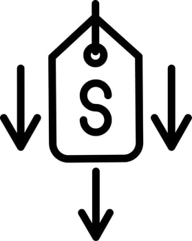 Low Price Vector Icon