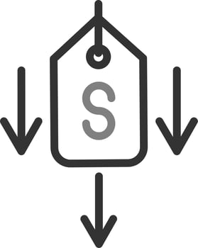 Low Price Vector Icon