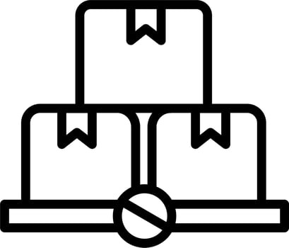 Out Of Stock Vector Icon