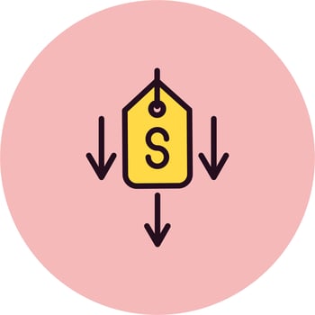 Low Price Vector Icon