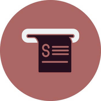 Receipt Vector Icon